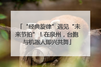 “经典旋律”遇见“未来节拍”！在泉州，台胞与机器人即兴共舞