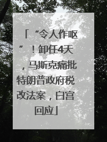 “令人作呕”！卸任4天，马斯克痛批特朗普政府税改法案，白宫回应