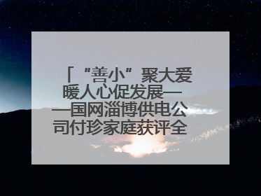 “善小”聚大爱 暖人心促发展——国网淄博供电公司付珍家庭获评全国文明家庭背后的文明密码
