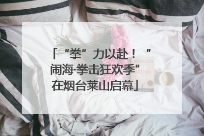“拳”力以赴！“闹海·拳击狂欢季”在烟台莱山启幕