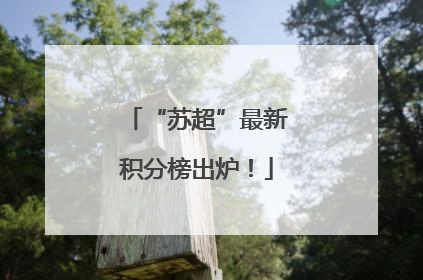 “苏超”最新积分榜出炉！