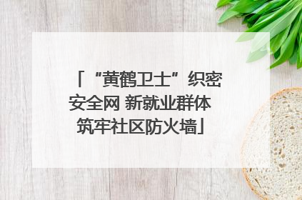 “黄鹤卫士”织密安全网 新就业群体筑牢社区防火墙
