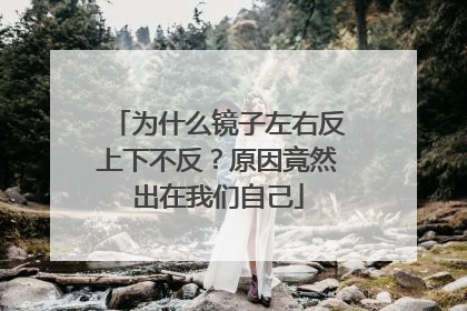 为什么镜子左右反上下不反？原因竟然出在我们自己