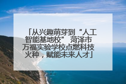 从兴趣萌芽到“人工智能基地校” 菏泽市万福实验学校点燃科技火种，赋能未来人才