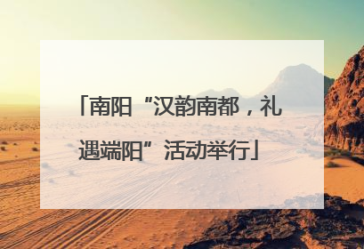 南阳“汉韵南都，礼遇端阳”活动举行