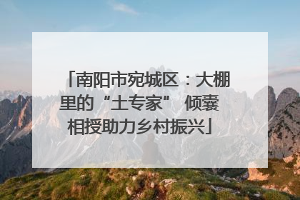 南阳市宛城区：大棚里的“土专家” 倾囊相授助力乡村振兴