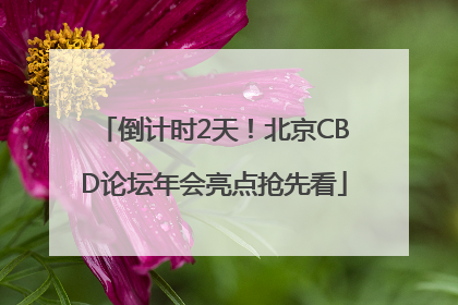 倒计时2天！北京CBD论坛年会亮点抢先看