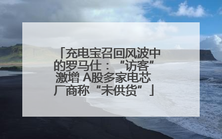 充电宝召回风波中的罗马仕：“访客”激增 A股多家电芯厂商称“未供货”