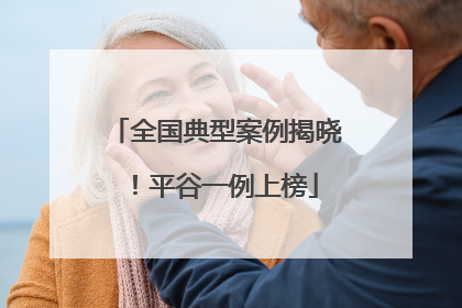 全国典型案例揭晓！平谷一例上榜