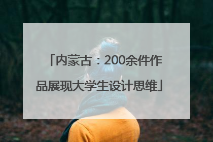 内蒙古：200余件作品展现大学生设计思维