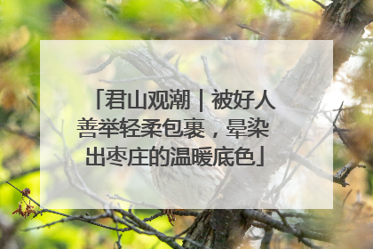 君山观潮｜被好人善举轻柔包裹，晕染出枣庄的温暖底色