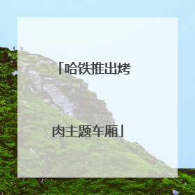 哈铁推出烤肉主题车厢
