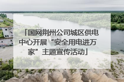 国网荆州公司城区供电中心开展“安全用电进万家”主题宣传活动