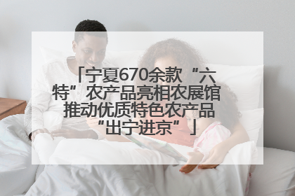 宁夏670余款“六特”农产品亮相农展馆 推动优质特色农产品“出宁进京”