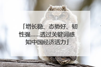 增长稳、态势好、韧性强……透过关键词感知中国经济活力