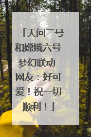 天问二号和嫦娥六号梦幻联动 网友：好可爱！祝一切顺利！