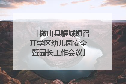 微山县驩城镇召开学区幼儿园安全暨园长工作会议