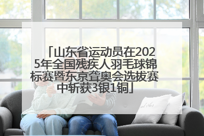 山东省运动员在2025年全国残疾人羽毛球锦标赛暨东京聋奥会选拔赛中斩获3银1铜
