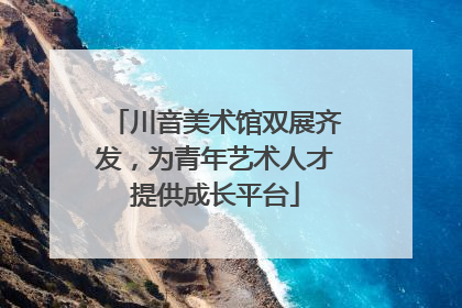 川音美术馆双展齐发，为青年艺术人才提供成长平台
