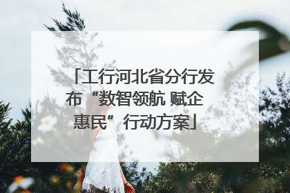 工行河北省分行发布“数智领航 赋企惠民”行动方案
