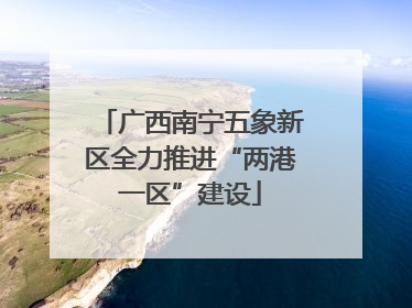 广西南宁五象新区全力推进“两港一区”建设