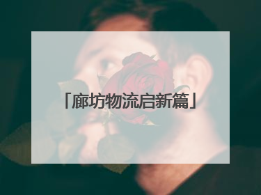 廊坊物流启新篇