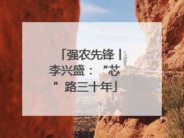 强农先锋丨李兴盛：“芯”路三十年