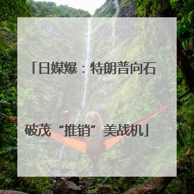 日媒爆：特朗普向石破茂“推销”美战机