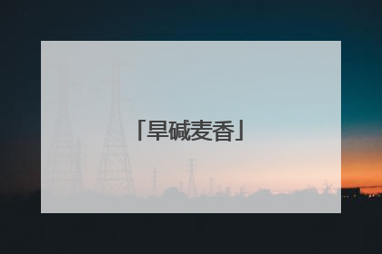 旱碱麦香