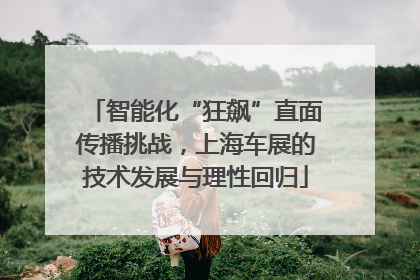 智能化“狂飙”直面传播挑战，上海车展的技术发展与理性回归