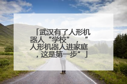 武汉有了人形机器人“学校”，“人形机器人进家庭，这是第一步”