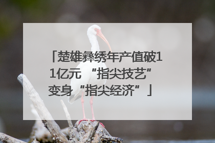 楚雄彝绣年产值破11亿元 “指尖技艺”变身“指尖经济”