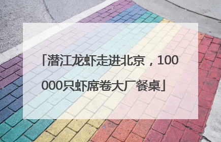 潜江龙虾走进北京，100000只虾席卷大厂餐桌