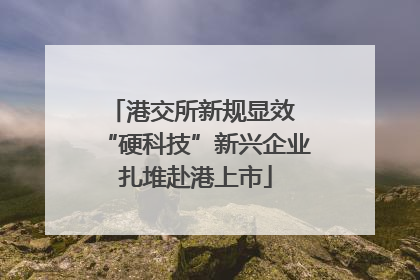 港交所新规显效 “硬科技”新兴企业扎堆赴港上市
