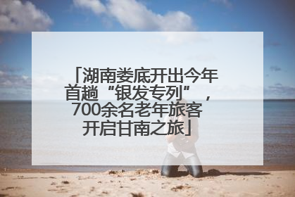 湖南娄底开出今年首趟“银发专列”，700余名老年旅客开启甘南之旅
