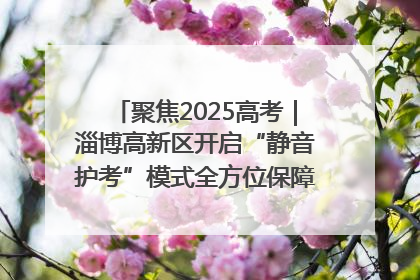 聚焦2025高考｜淄博高新区开启“静音护考”模式全方位保障高考环境整洁