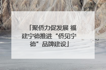 聚侨力促发展 福建宁德推进“侨见宁德”品牌建设