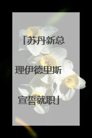 苏丹新总理伊德里斯宣誓就职