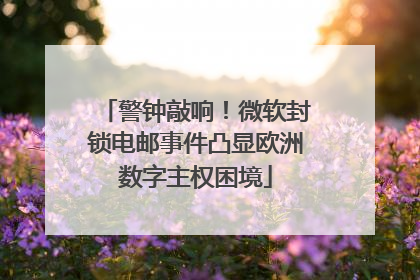 警钟敲响！微软封锁电邮事件凸显欧洲数字主权困境