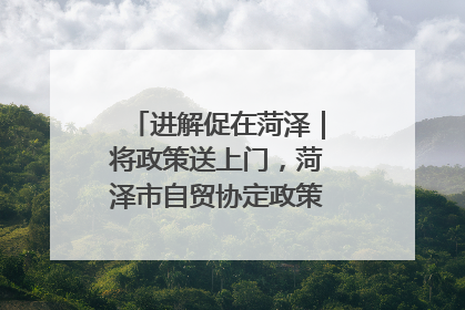进解促在菏泽｜将政策送上门，菏泽市自贸协定政策专题宣讲会召开