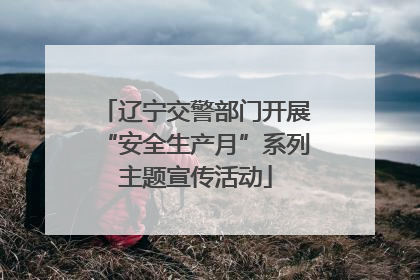 辽宁交警部门开展“安全生产月”系列主题宣传活动