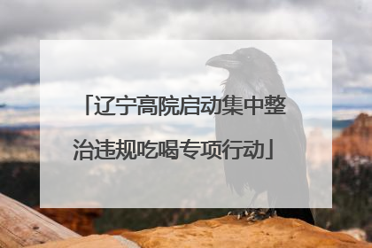 辽宁高院启动集中整治违规吃喝专项行动