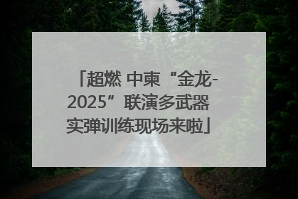 超燃 中柬“金龙-2025”联演多武器实弹训练现场来啦