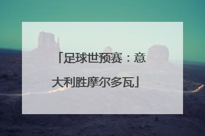 足球世预赛：意大利胜摩尔多瓦