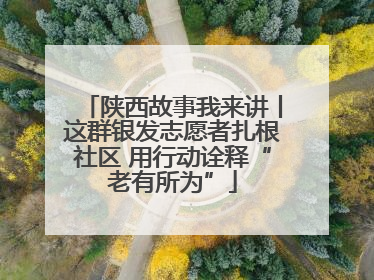 陕西故事我来讲丨这群银发志愿者扎根社区 用行动诠释“老有所为”