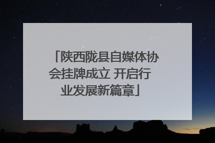 陕西陇县自媒体协会挂牌成立 开启行业发展新篇章