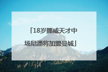 18岁挪威天才中场尼潘将加盟曼城