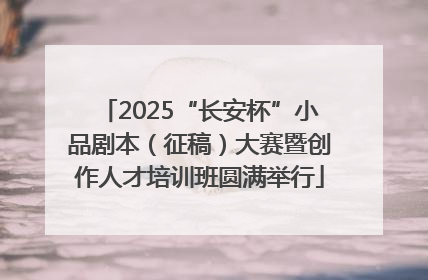 2025“长安杯”小品剧本（征稿）大赛暨创作人才培训班圆满举行