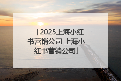 2025上海小红书营销公司 上海小红书营销公司