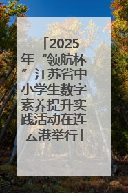 2025年“领航杯”江苏省中小学生数字素养提升实践活动在连云港举行
